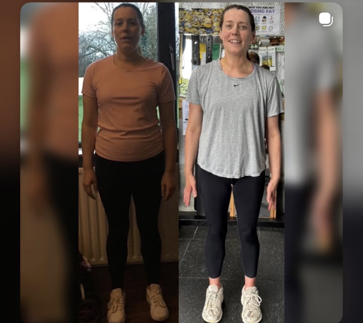 ShedWeight client transformation before and after
